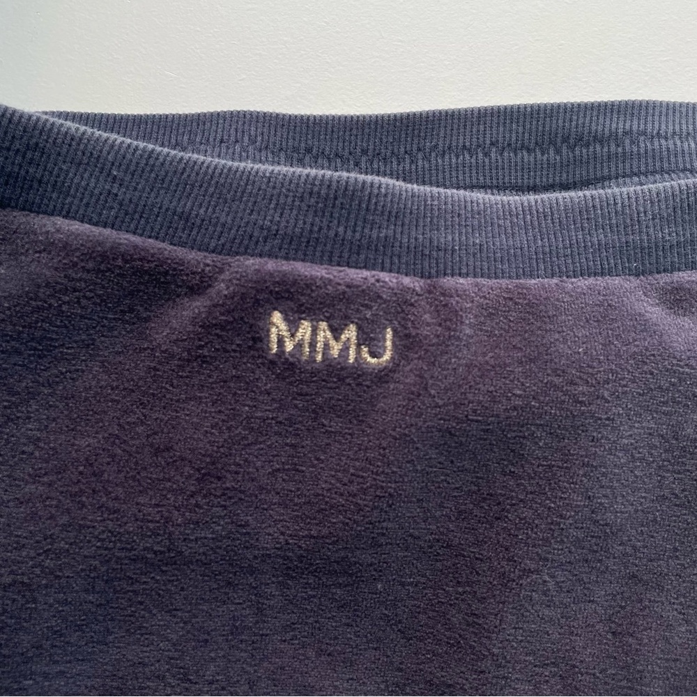 Marc Jacobs Velour Navy  Romper Onesie Top Pants one piece - Picture 3 of 9